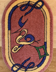 Синтетичний килим Frize Vrezanny 5247A pink - высокое качество по лучшей цене в Украине.